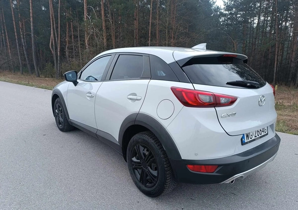 Mazda CX-3 cena 54000 przebieg: 118000, rok produkcji 2016 z Żelechów małe 79